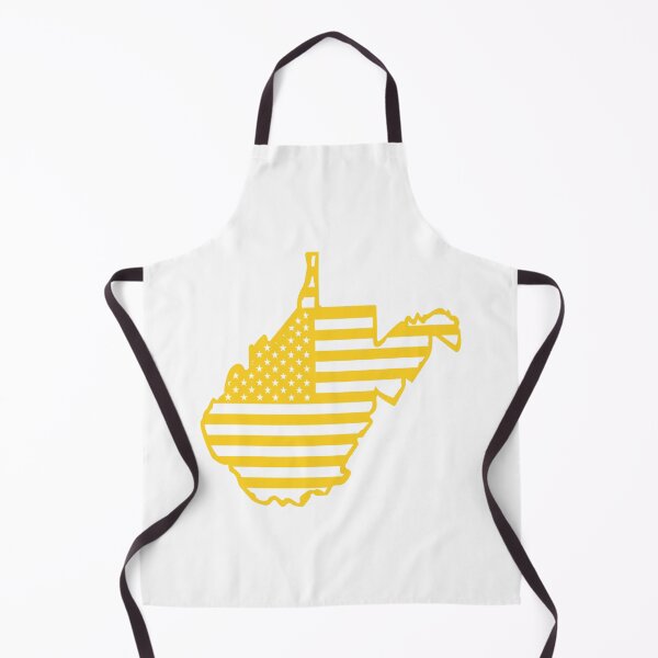 Item preview, West Virginia USA Flag Silhouette – Stars and Stripes State Outline designed and sold by Paper Drip.
