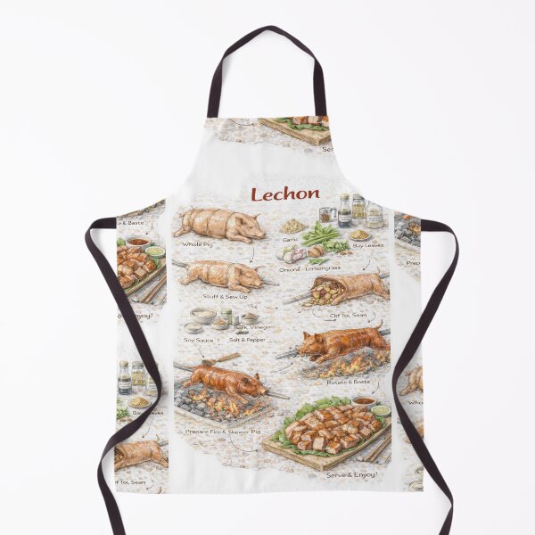 Item preview, Lechon Recipe Illustrated Guide | Traditional Filipino Roasted Pig Step-by-Step designed and sold by fishnsteve.