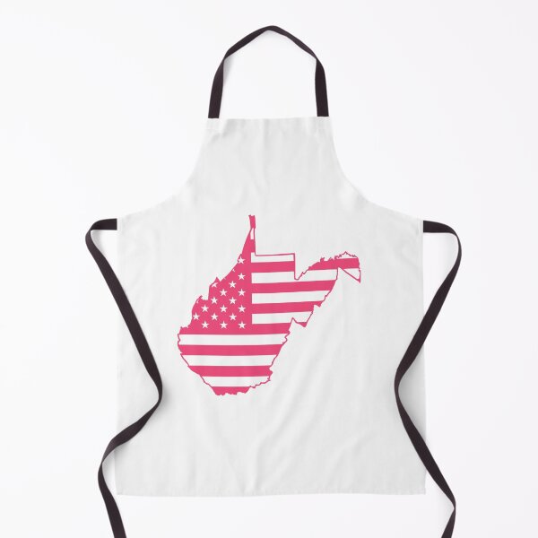 Item preview, West Virginia USA Flag Silhouette – Stars and Stripes State Outline designed and sold by Paper Drip.