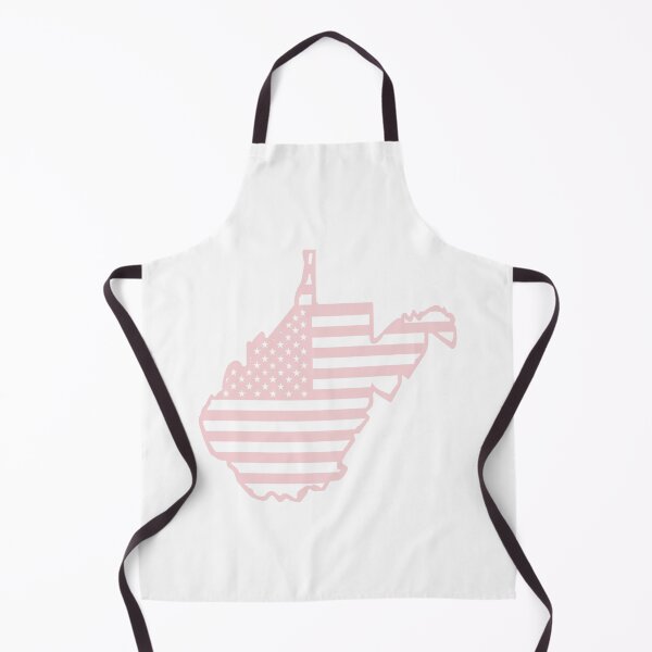 Item preview, West Virginia USA Flag Silhouette – Stars and Stripes State Outline designed and sold by Paper Drip.
