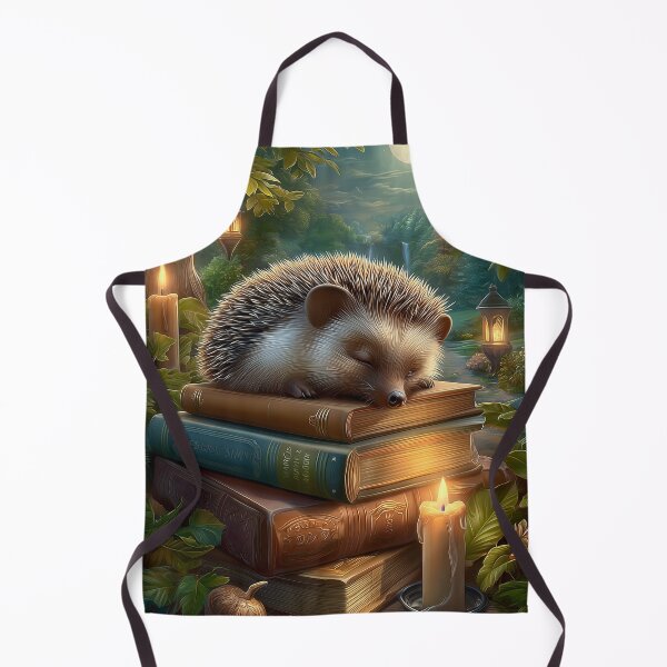 Item preview, Sleepy Hedgehog Who Dreamed Of Aventure designed and sold by MyMagicalPlace.