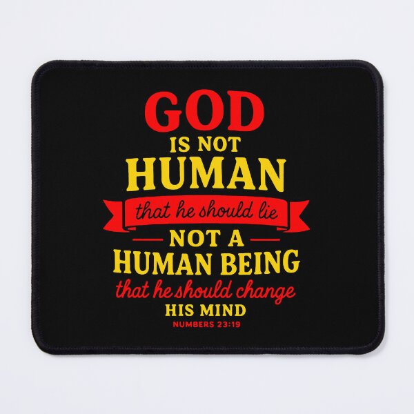Item preview, Numbers 23:19 God Is Not Human That He Should Lie designed and sold by plushism.
