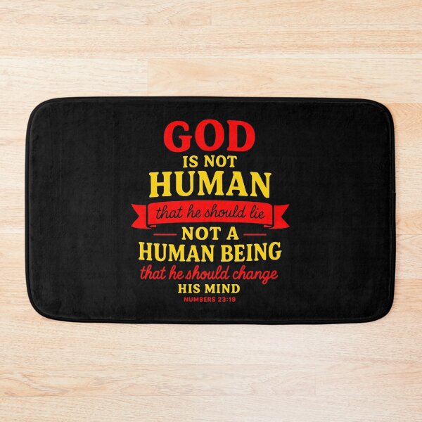 Item preview, Numbers 23:19 God Is Not Human That He Should Lie designed and sold by plushism.