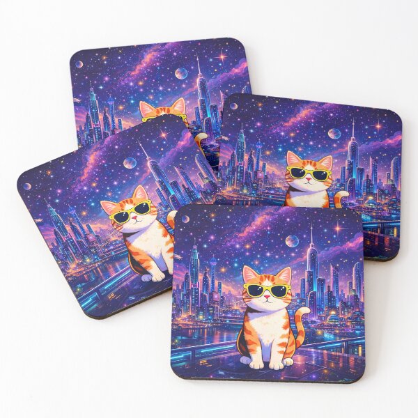 Item preview, Cosmic City Cat designed and sold by Dominik1994.
