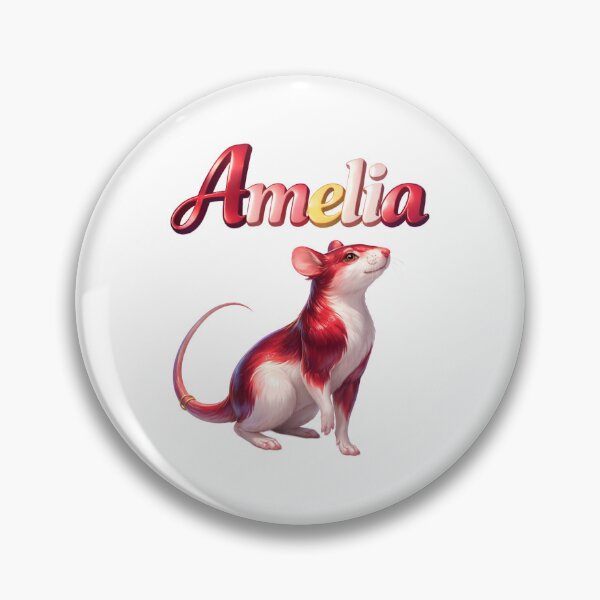 Item preview, Amelia Year of the Rat Eastern Zodiac Intelligence Prosperity Design designed and sold by AlexLineArt.