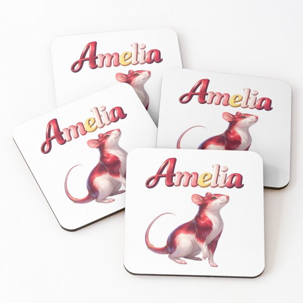 Item preview, Amelia Year of the Rat Eastern Zodiac Intelligence Prosperity Design designed and sold by AlexLineArt.