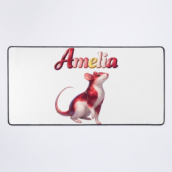 Item preview, Amelia Year of the Rat Eastern Zodiac Intelligence Prosperity Design designed and sold by AlexLineArt.