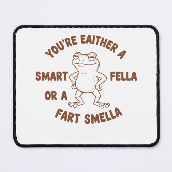 Item preview, Are You A Smart Fella Or Fart Smella Vintage Style Shirt, Vintage T-Shirt, Retro Funny Frog Shirt, Frog Meme designed and sold by THREE LITTLE BEANS.