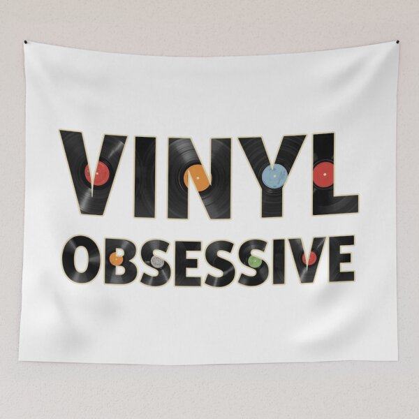 Item preview, Vinyl Obsessive – Music Collector Statement Design designed and sold by RDproject.