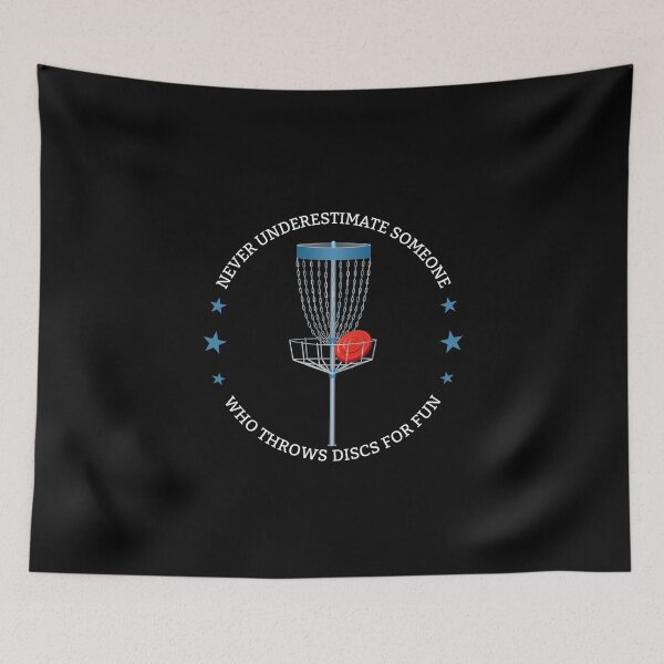 Item preview, Never Underestimate Someone Who Throws Discs For Fun designed and sold by kudostees.