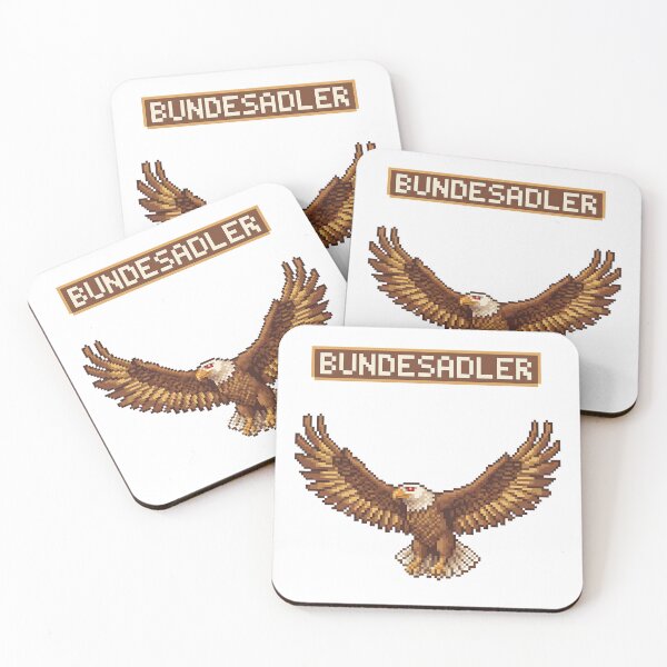 Item preview, Regal Bundesadler (Federal Eagle) Pixel Art Illustration designed and sold by ART-POD-PL.