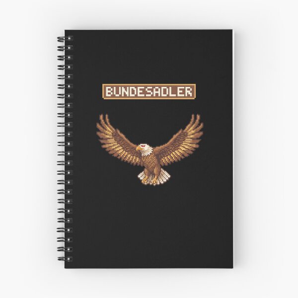 Item preview, Regal Bundesadler (Federal Eagle) Pixel Art Illustration designed and sold by ART-POD-PL.
