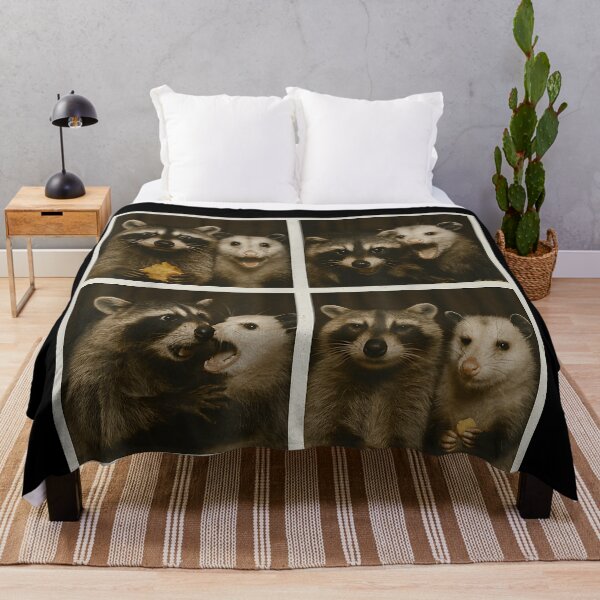 Item preview, Funny Possum and Raccoon Photobooth Selfie Trash Feral designed and sold by JohnBrightIdeas.