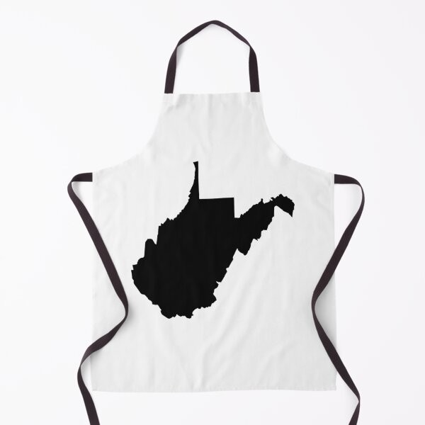 Item preview, West Virginia Map Silhouette – Minimal Black designed and sold by Paper Drip.