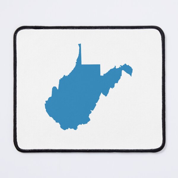 Item preview, West Virginia Map Silhouette – Minimal Black and White designed and sold by Paper Drip.