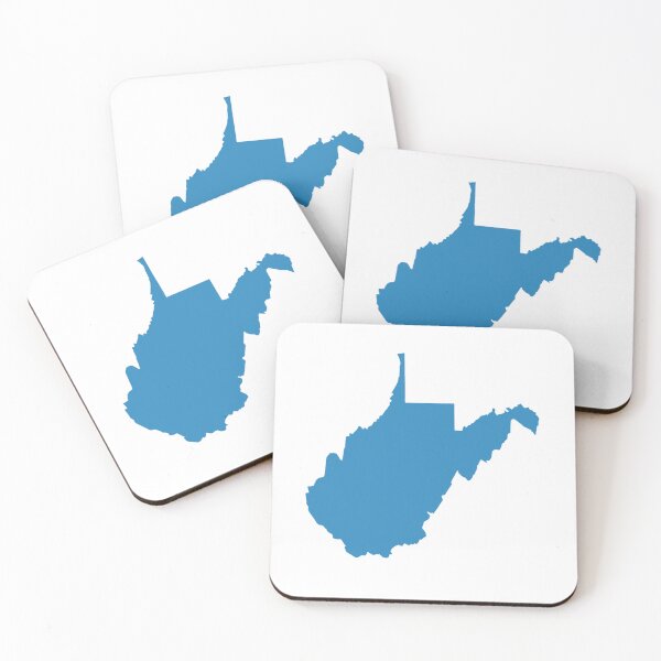 Item preview, West Virginia Map Silhouette – Minimal Black and White designed and sold by Paper Drip.
