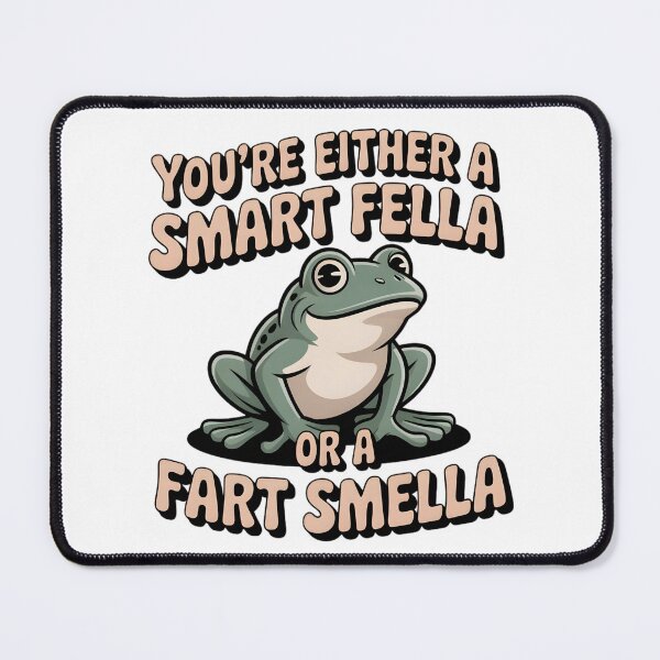 Item preview, Are You A Smart Fella Or Fart Smella Vintage Style Shirt, Vintage T-Shirt, Retro Funny Frog Shirt, Frog Meme designed and sold by THREE LITTLE BEANS.
