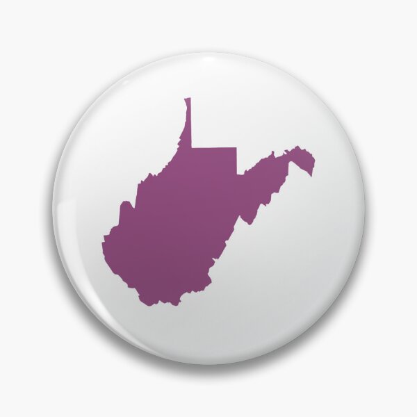 Artikelvorschau, West Virginia Kartensilhouette – Minimales Lila entworfen und verkauft von Paper Drip.
