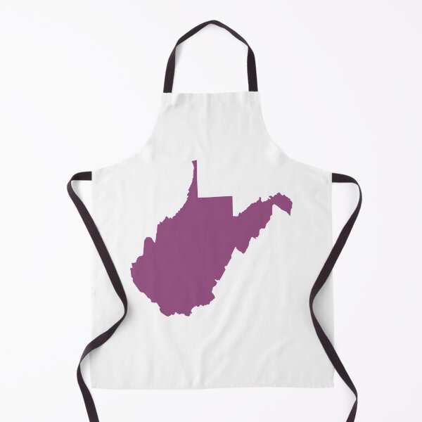 Item preview, West Virginia Map Silhouette – Minimal Purple designed and sold by Paper Drip.