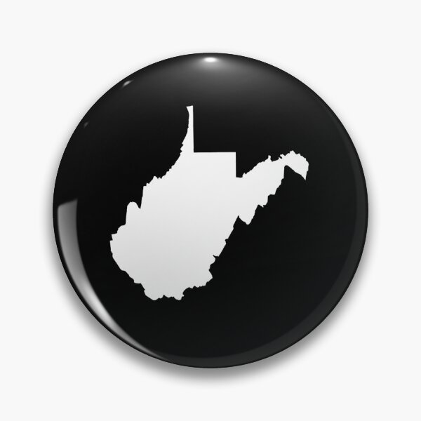 Artikelvorschau, West Virginia Kartensilhouette – Minimales Weiß entworfen und verkauft von Paper Drip.