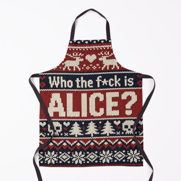 Item preview, Who the fck is Alice, cool knitting picture designed and sold by Mauswohn.