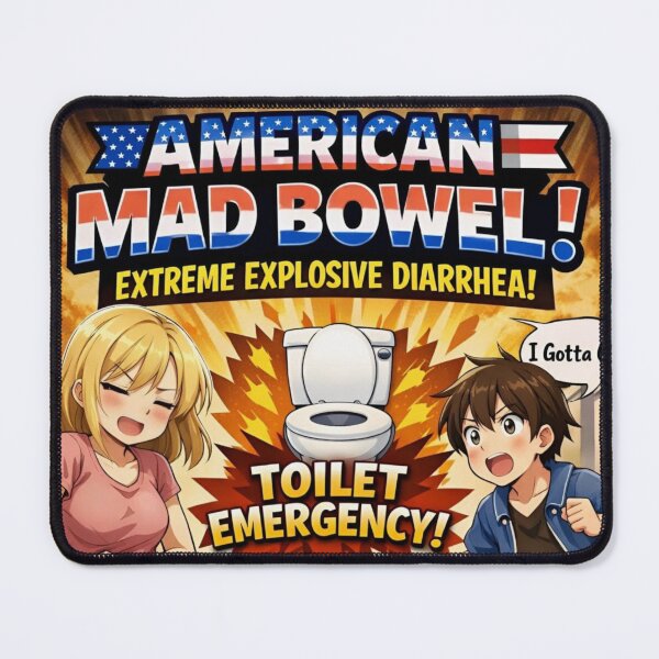 Item preview, American Mad Bowel designed and sold by Kitsune Merchant.