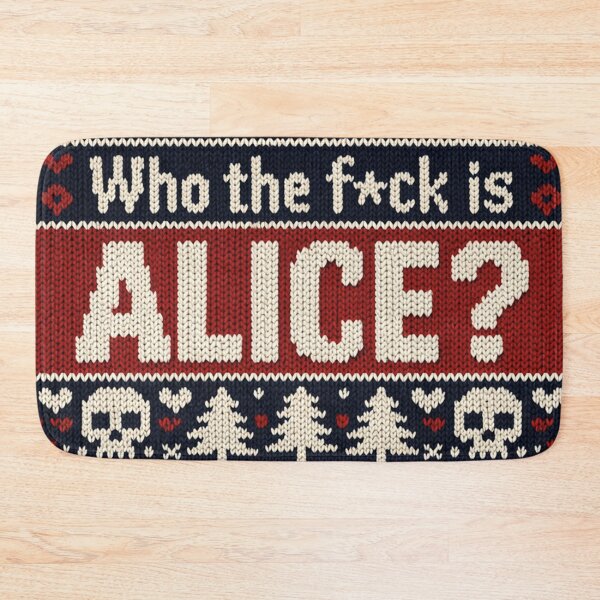 Item preview, Who the fck is Alice, cool knitting picture designed and sold by Mauswohn.