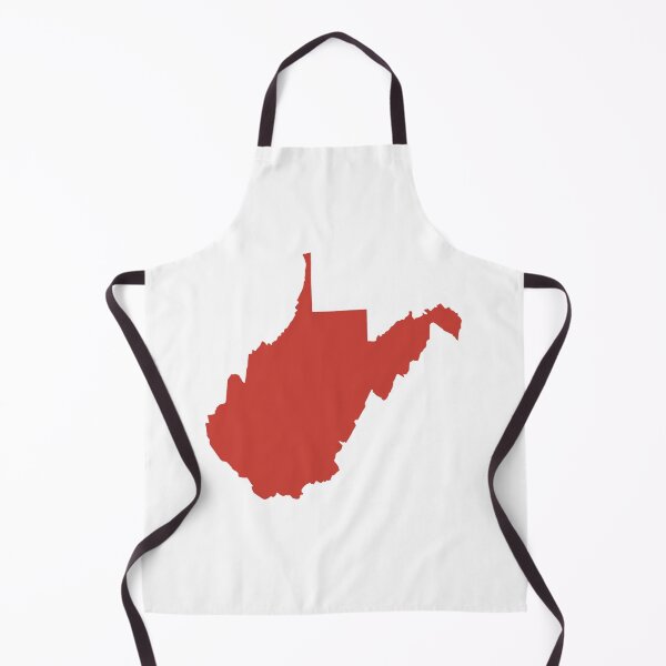 Item preview, West Virginia Map Silhouette – Minimal Maroon designed and sold by Paper Drip.