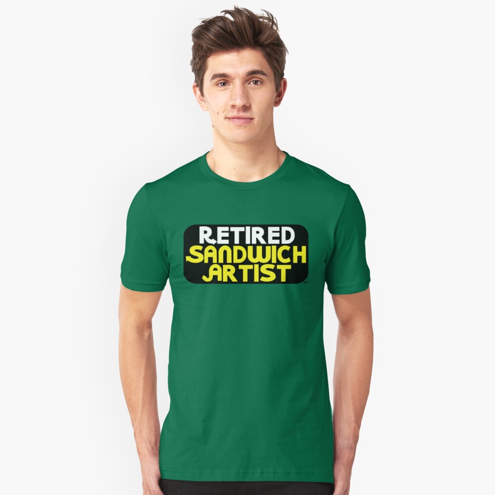 Retired Sandwich Artist Slim Fit T-Shirt