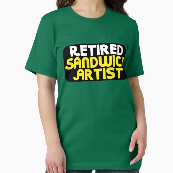 Vista previa del artículo con la obra «Artista Sandwich Retirado», diseñado y vendido por BrianEFisher.