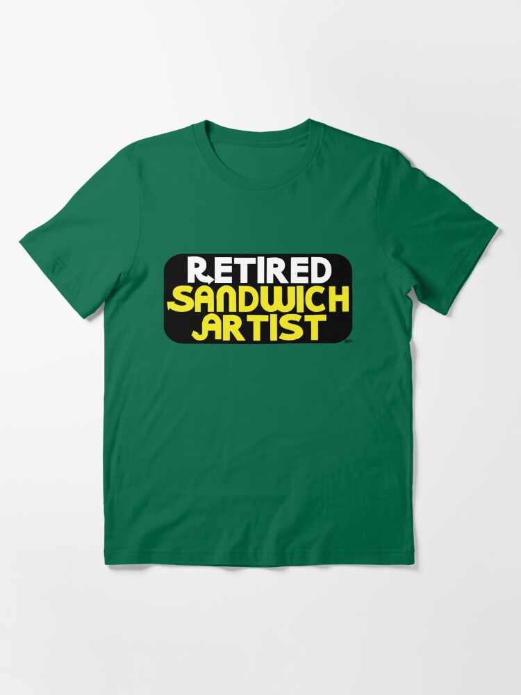 Thumbnail 3 of 7, Essential T-Shirt, Retired Sandwich Artist designed and sold by BrianEFisher.
