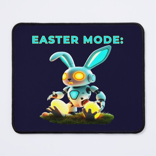 Item preview, Futuristic Easter Bunny: Easter Mode On designed and sold by Dakson Design - Fantasy Art.