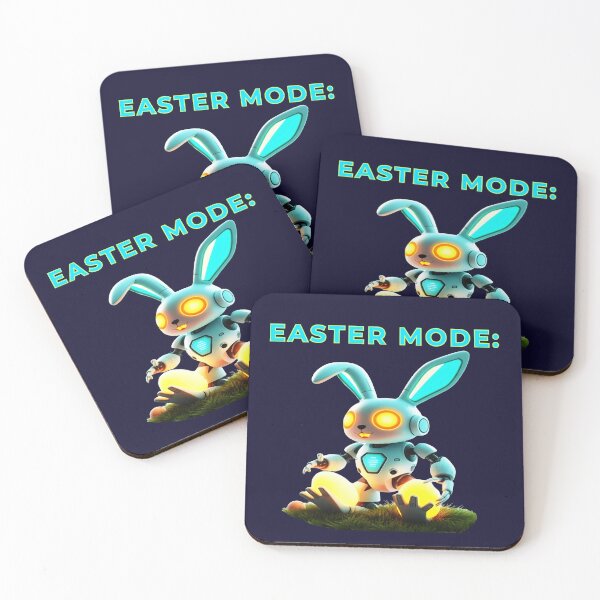 Item preview, Futuristic Easter Bunny: Easter Mode On designed and sold by Dakson Design - Fantasy Art.
