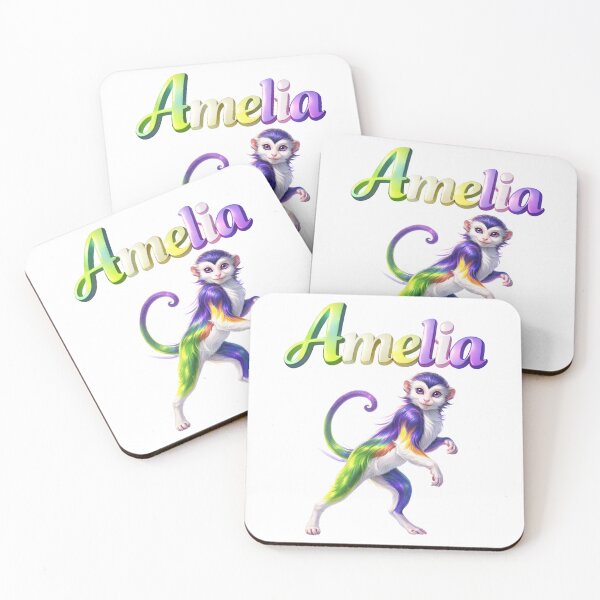 Item preview, Amelia Year of the Monkey Eastern Zodiac Intelligence Creativity Design designed and sold by AlexLineArt.