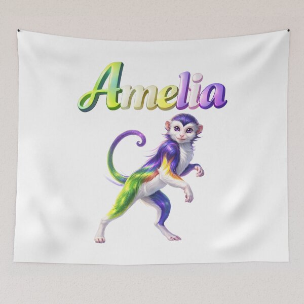 Item preview, Amelia Year of the Monkey Eastern Zodiac Intelligence Creativity Design designed and sold by AlexLineArt.