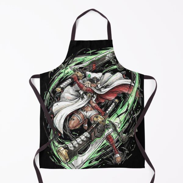 Item preview, Ramlethal Valentine Guilty Gear Strive Xrd Valentine Homunculus Giant Swords Lucy Floaty Multi Arm Fan Art Portrait Poster T-Shirt Sticker Print Gift designed and sold by Senpaiwaves.