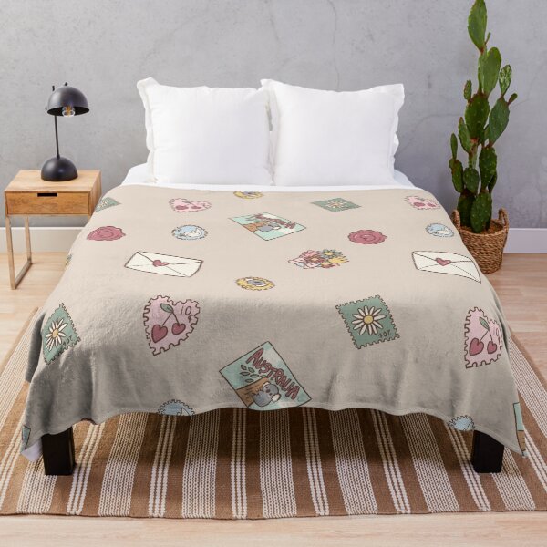 Item preview, Cartas y sellos de Australia (Greige) designed and sold by HarunaMcDesigns.