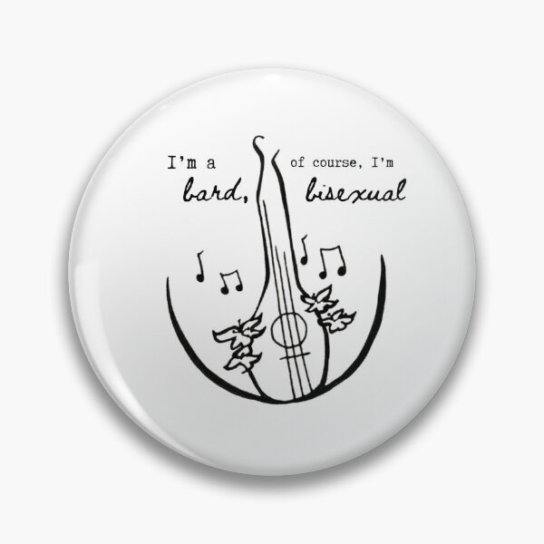 Item preview, Bisexual Bard | D&D Bard Class designed and sold by Wee Whimsy Stickers .