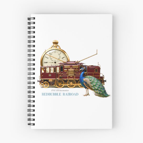 Item preview, REDBUBBLE RAILROAD - FS E-333 Locomotive designed and sold by GalluzziART.