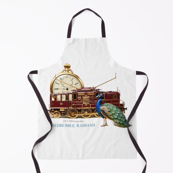 Item preview, REDBUBBLE RAILROAD - FS E-333 Locomotive designed and sold by GalluzziART.