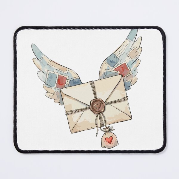 Item preview, Quirky Cute Object Doodle: Envelope Messenger Scout designed and sold by bapupa.