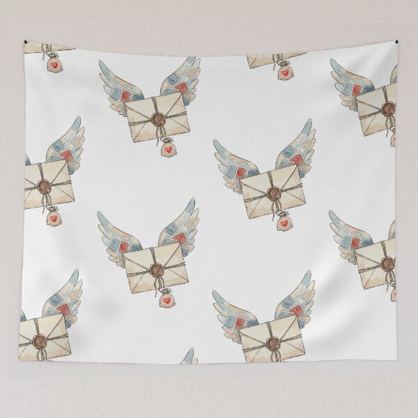 Item preview, Quirky Cute Object Doodle: Envelope Messenger Scout designed and sold by bapupa.