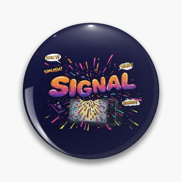 Item preview, SIGNAL TV Explosion - Retro Comic Book Pop Art designed and sold by Dakson Design - Fantasy Art.