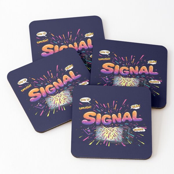 Item preview, SIGNAL TV Explosion - Retro Comic Book Pop Art designed and sold by Dakson Design - Fantasy Art.