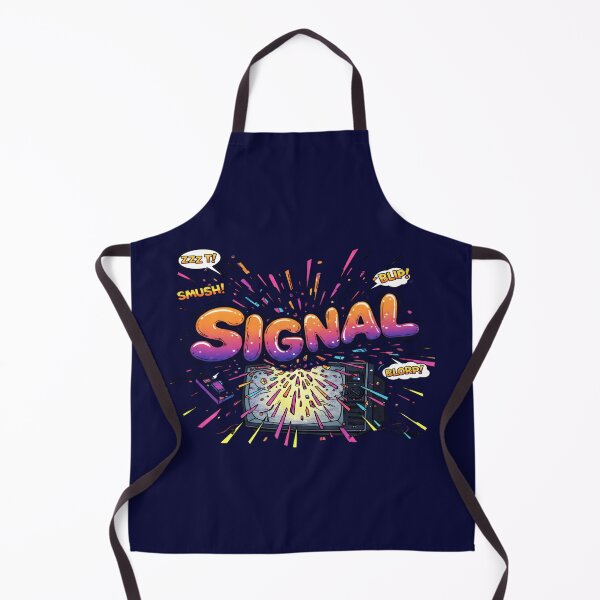 Item preview, SIGNAL TV Explosion - Retro Comic Book Pop Art designed and sold by Dakson Design - Fantasy Art.