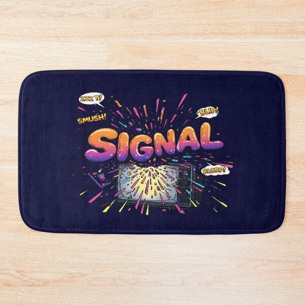 Item preview, SIGNAL TV Explosion - Retro Comic Book Pop Art designed and sold by Dakson Design - Fantasy Art.
