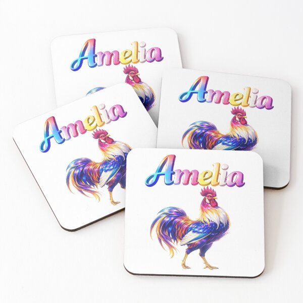 Item preview, Amelia Year of the Rooster Eastern Zodiac Confidence Leadership Design designed and sold by AlexLineArt.
