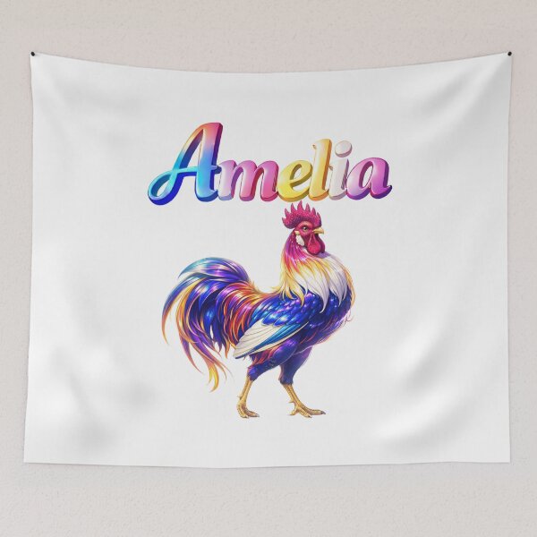 Item preview, Amelia Year of the Rooster Eastern Zodiac Confidence Leadership Design designed and sold by AlexLineArt.