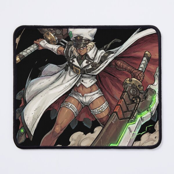 Item preview, Ramlethal Valentine Guilty Gear Strive Xrd Valentine Homunculus Giant Swords Lucy Floaty Multi Arm Fan Art Portrait Poster T-Shirt Sticker Print Gift designed and sold by Senpaiwaves.