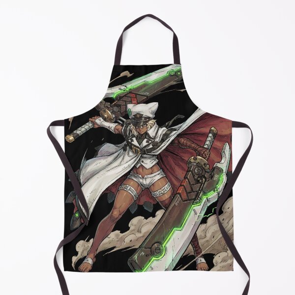 Item preview, Ramlethal Valentine Guilty Gear Strive Xrd Valentine Homunculus Giant Swords Lucy Floaty Multi Arm Fan Art Portrait Poster T-Shirt Sticker Print Gift designed and sold by Senpaiwaves.